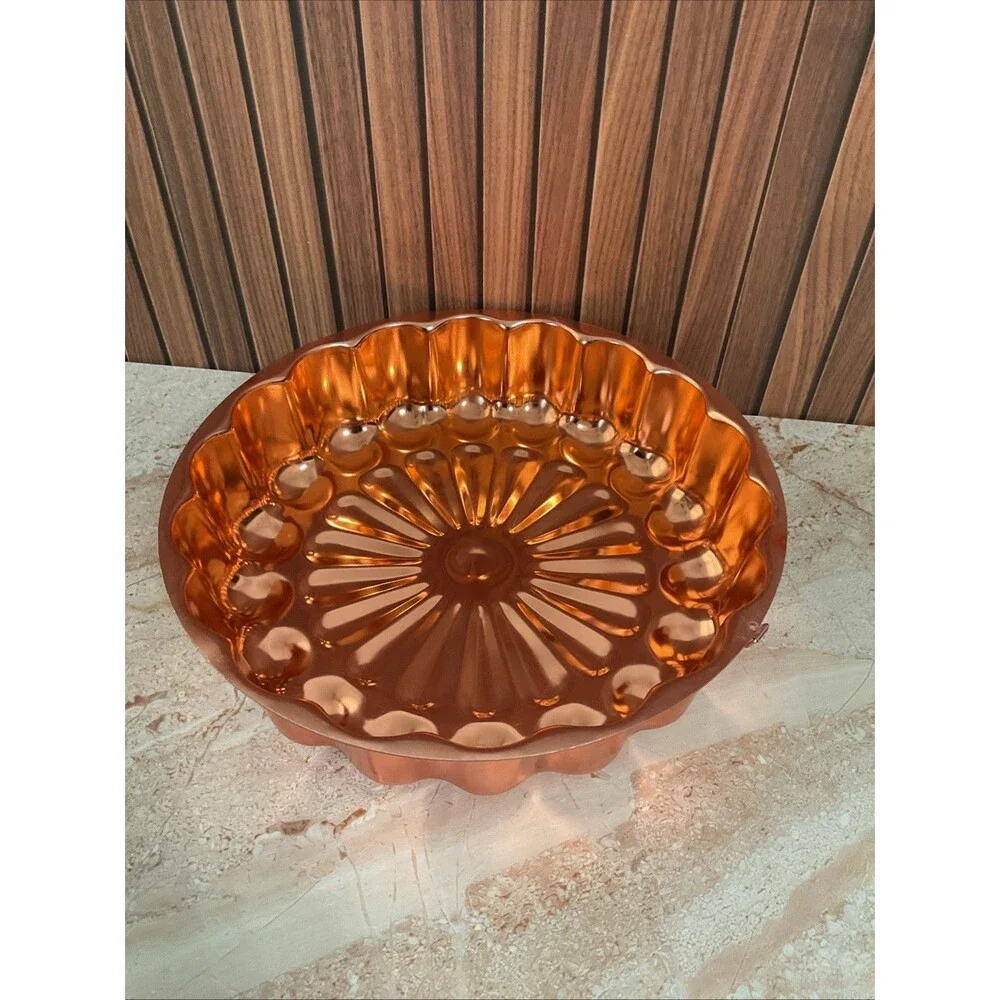 vintage copper  mold  Wall Decor 11.25” Diameter 2.75”